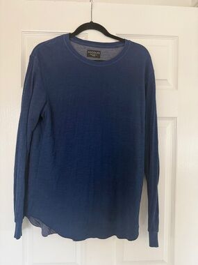 Goodlife Deep Navy Long Sleeve Crew